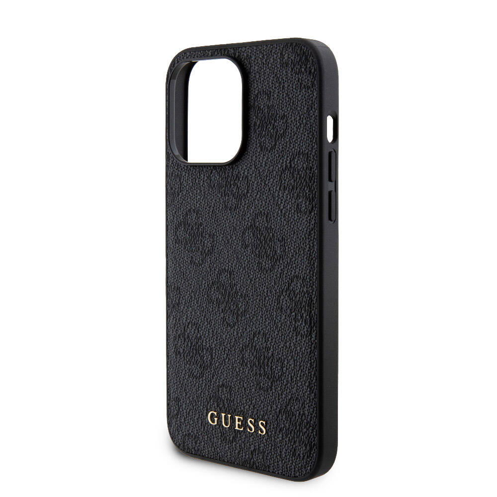 Apple iPhone 15 Pro Max Kılıf Guess Orjinal Lisanslı M-safe Şarj Özellikli Yazı Logolu 4G Desenli Kapak + Powerbank 5000mAh 2in1 Set - Görsel 7