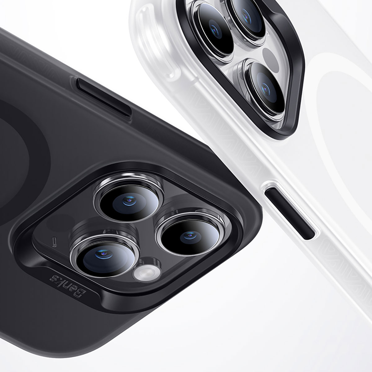 Apple iPhone 15 Pro Max Kılıf M-safe Şarj Özellikli Benks Lucid Armor Kapak
