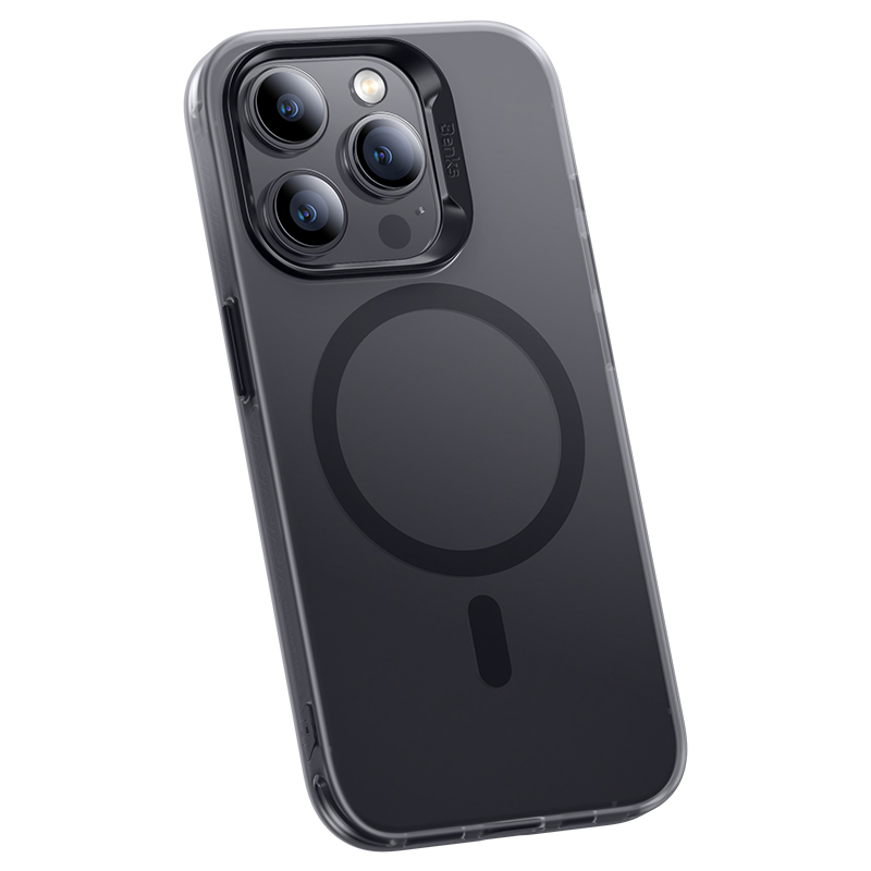 Apple iPhone 15 Pro Max Kılıf M-safe Şarj Özellikli Benks Lucid Armor Kapak