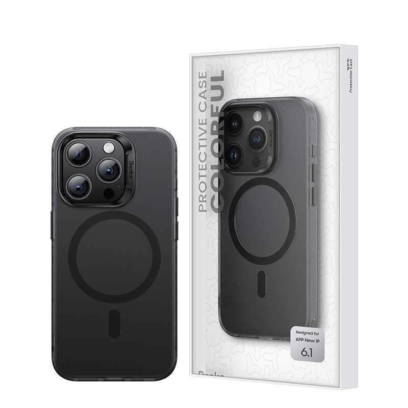 Apple iPhone 15 Pro Max Kılıf M-safe Şarj Özellikli Benks Lucid Armor Kapak