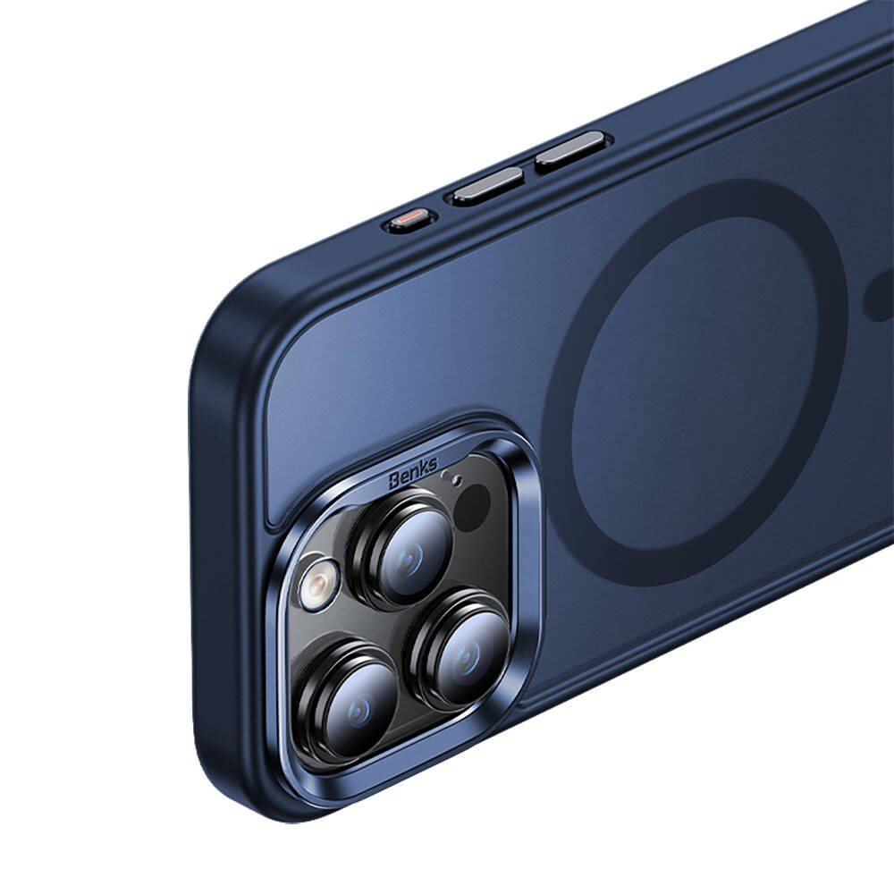 Apple iPhone 15 Pro Max Kılıf M-safe Şarj Özellikli Benks Mist Protective Kapak