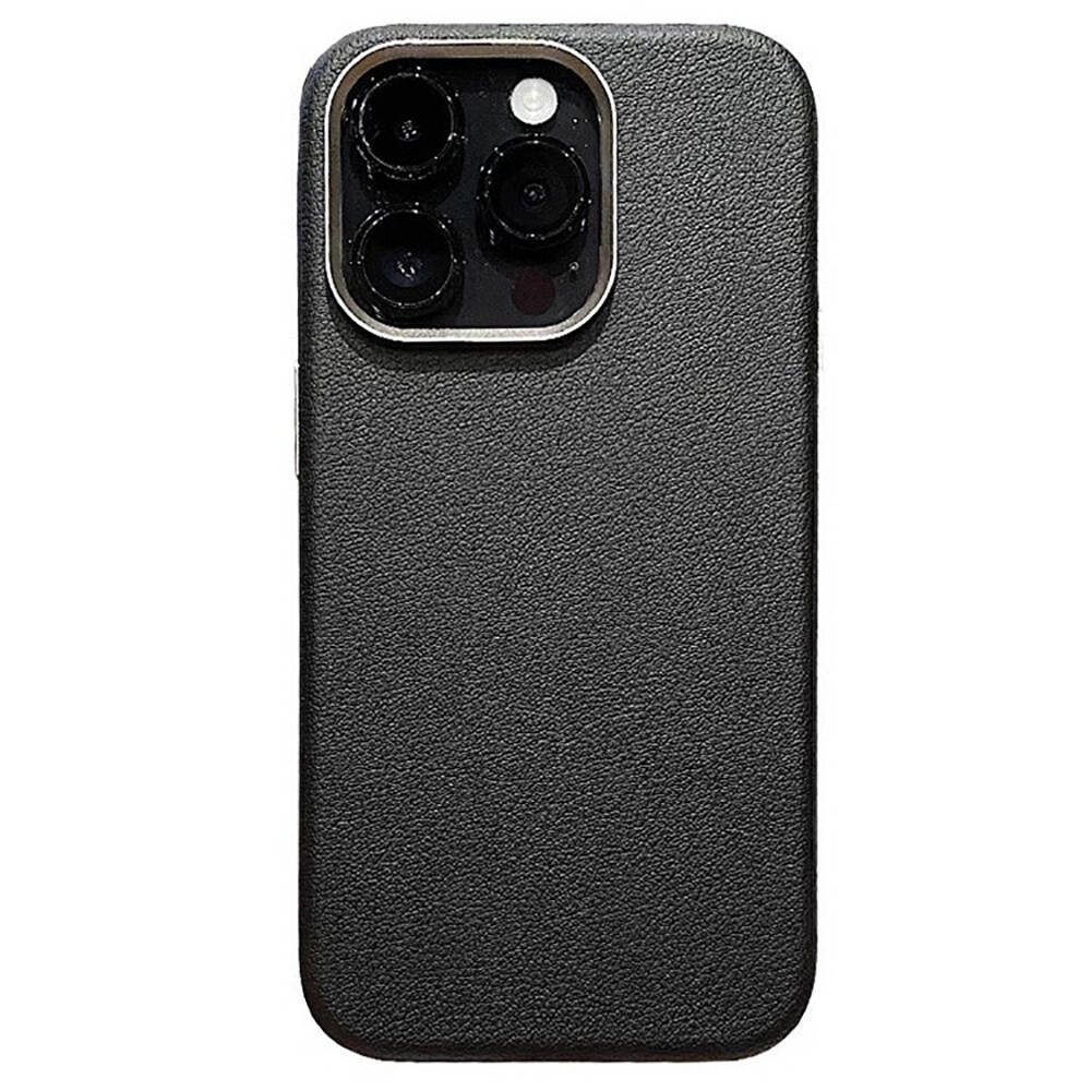 Apple iPhone 15 Pro Max Kılıf M-safe Şarj Özellikli PU Deri Zore Adora Kapak