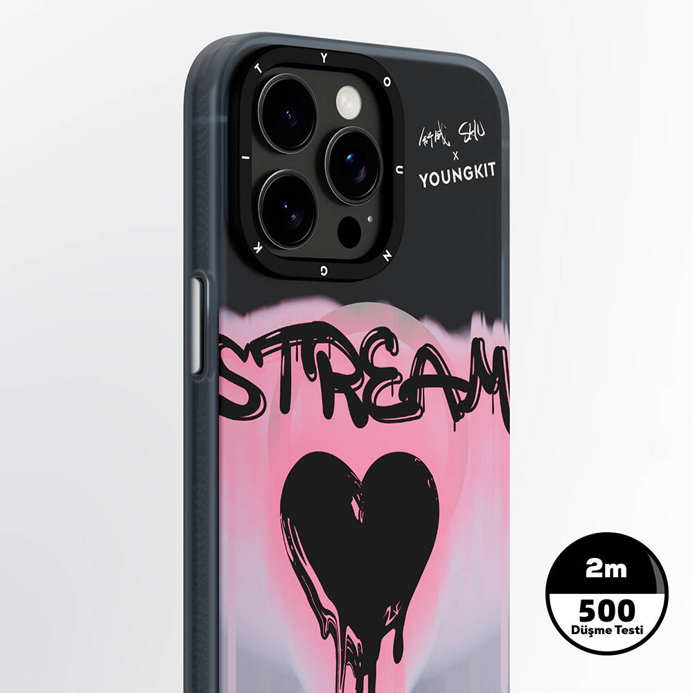 Apple iPhone 15 Pro Max Kılıf M-safe Şarj Özellikli Shu Tasarımlı Youngkit Dreamland Serisi Kapak - Görsel 3