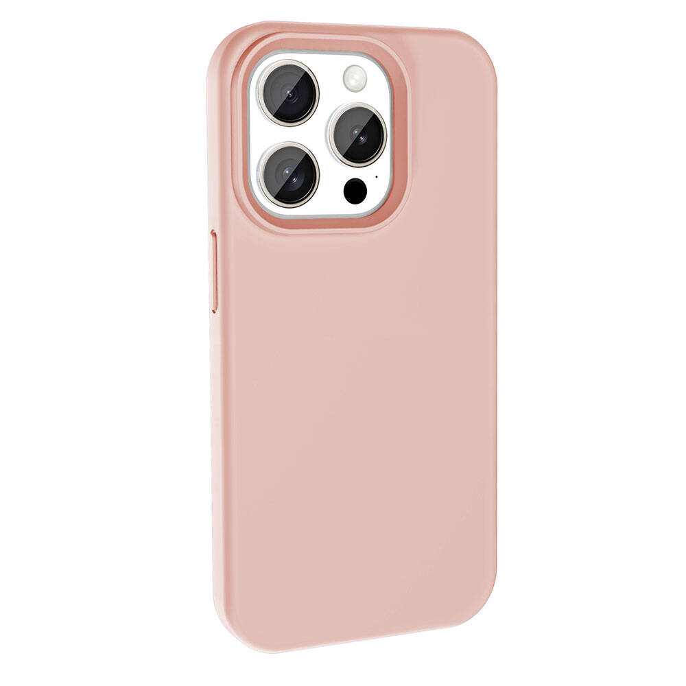 Apple iPhone 15 Pro Max Kılıf M-safe Şarj Özellikli Sıvı Teknolojili Silinebilir Sert Zore Kivi Kapak