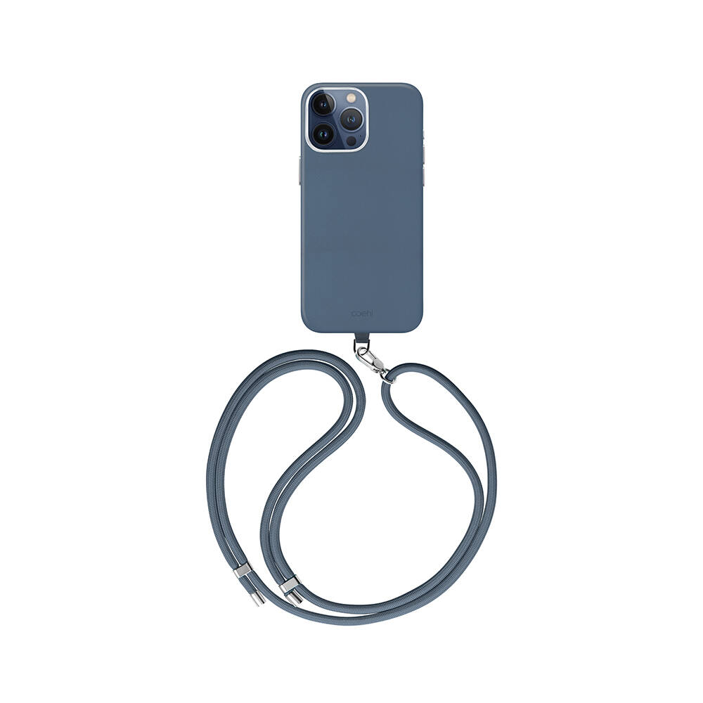 Apple iPhone 15 Pro Max Kılıf M-safe Şarj Özellikli Soft Arka Yüzey Askı İpli Coehl Muse Kapak
