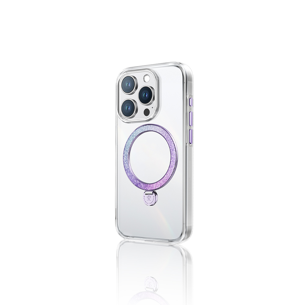 Apple iPhone 15 Pro Max Kılıf M-safe Şarj Özellikli Standlı Pynana Dancing Streamer Serisi Kapak