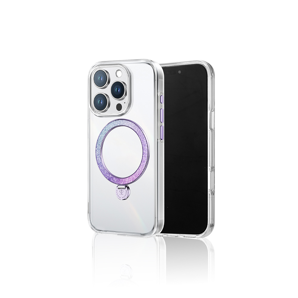 Apple iPhone 15 Pro Max Kılıf M-safe Şarj Özellikli Standlı Pynana Dancing Streamer Serisi Kapak