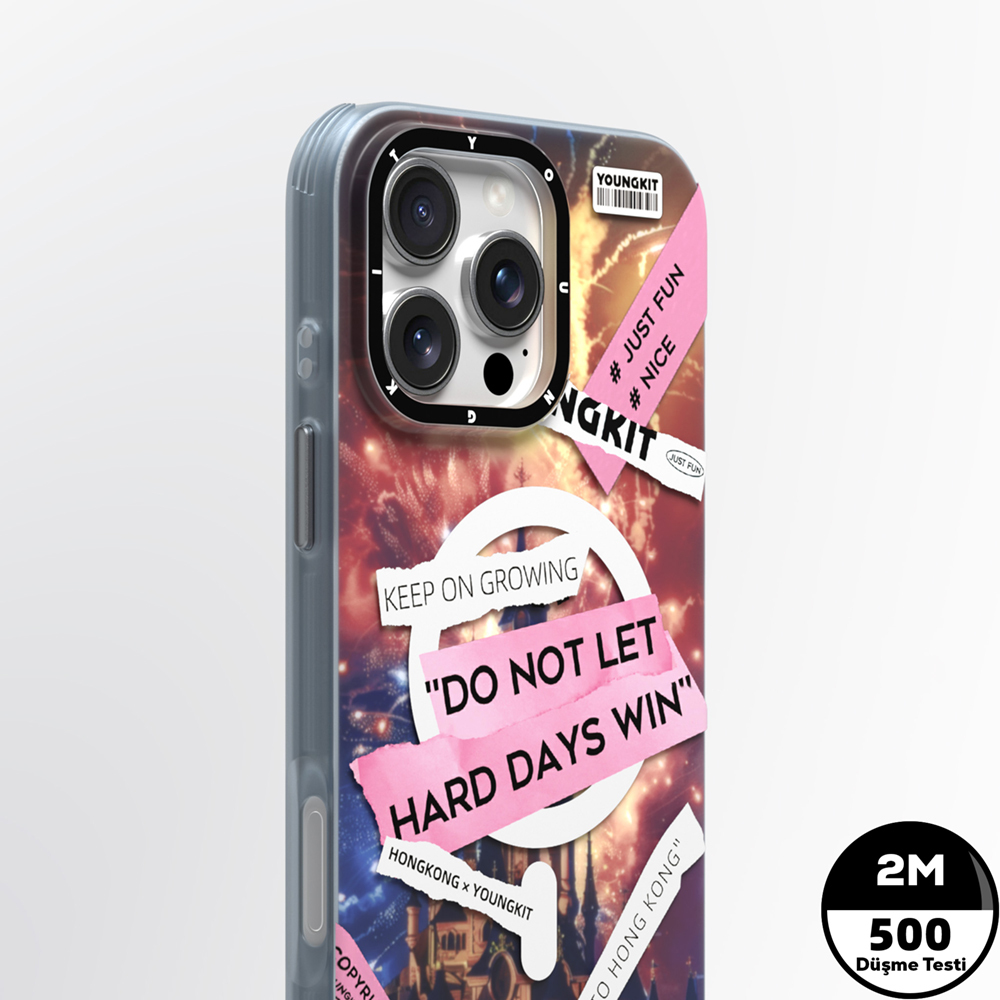 Apple iPhone 15 Pro Max Kılıf M-safe Şarj Özellikli Youngkit A-City Serisi Kapak - Görsel 2