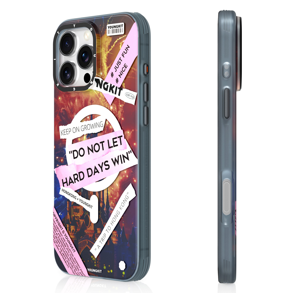 Apple iPhone 15 Pro Max Kılıf M-safe Şarj Özellikli Youngkit A-City Serisi Kapak - Görsel 6