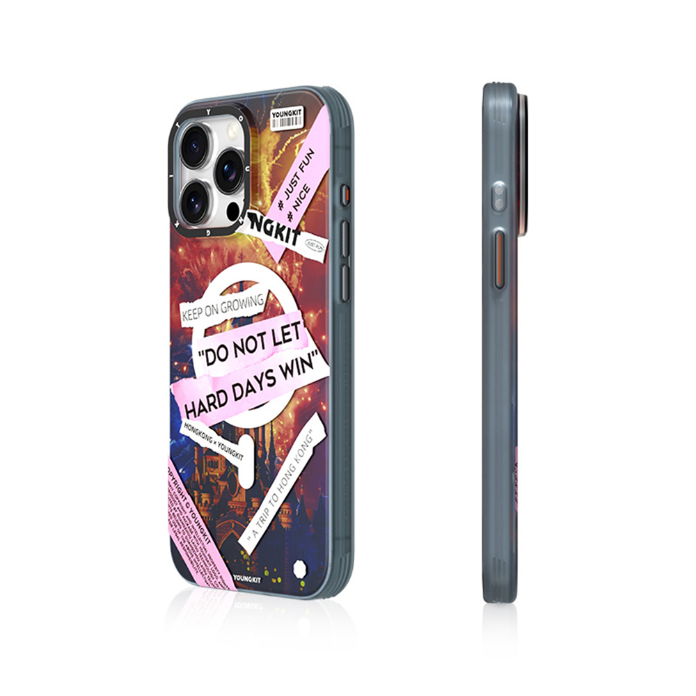 Apple iPhone 15 Pro Max Kılıf M-safe Şarj Özellikli Youngkit A-City Serisi Kapak - Görsel 13