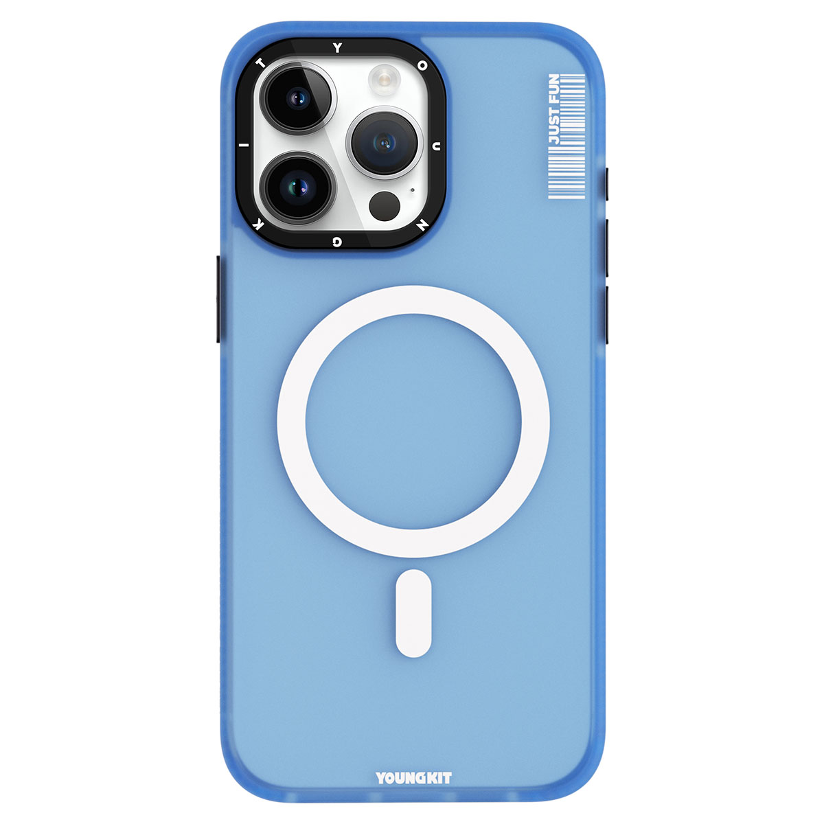 Apple iPhone 15 Pro Max Kılıf M-safe Şarj Özellikli Youngkit Colored Sand Serisi Kapak