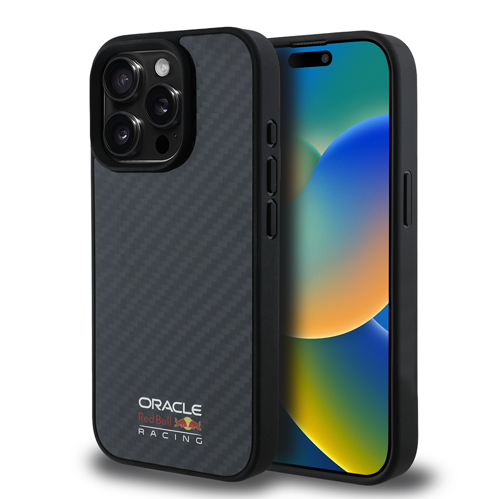 Apple iPhone 15 Pro Max Kılıf Redbull Orjinal Lisanslı M-safe Şarj Özellikli Karbon Fiber Tasarımlı Parlayan Logolu Kapak - Görsel 7