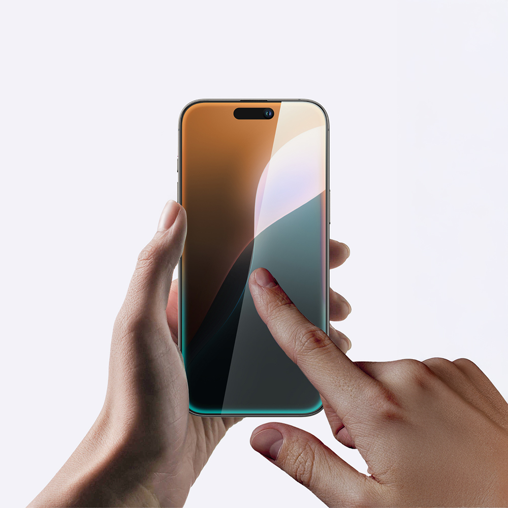 Apple iPhone 16 Amazingthing Titan Max Parmak İzi Bırakmayan Temperli Cam Ekran Koruyucu - Görsel 8