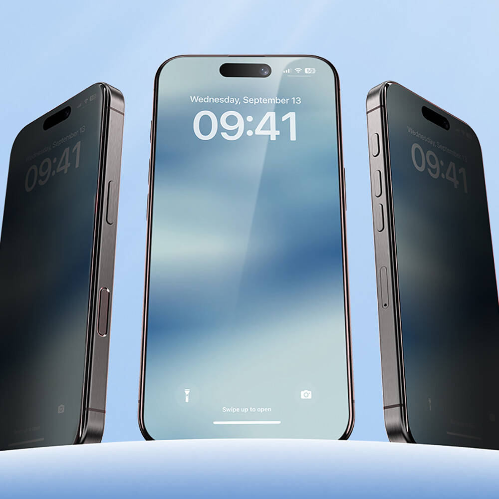 Apple iPhone 16 Benks Ultra Shield 0.4mm Privacy Ekran Koruyucu + Kolay Uygulama Aparatlı - Görsel 3