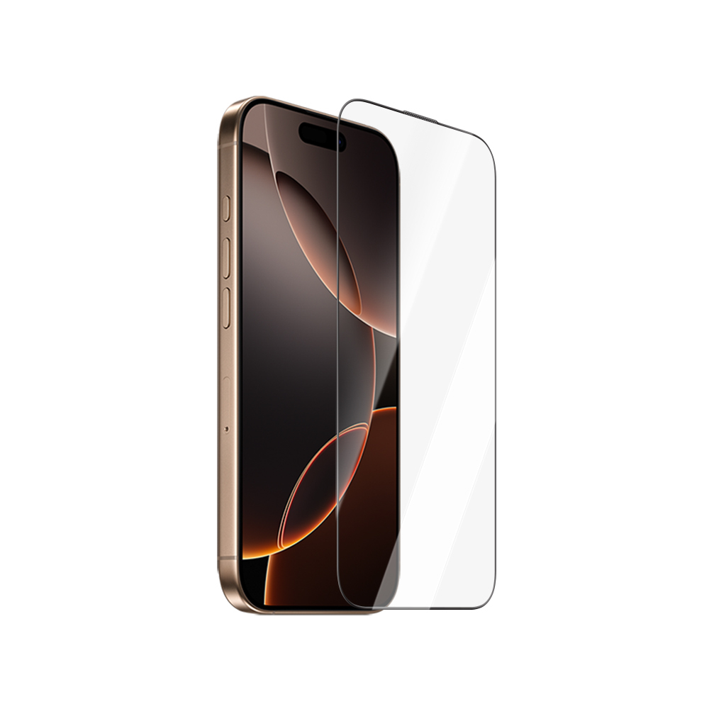 Apple iPhone 16 CaseWorld 0.25mm HD 3D Temperli Cam Ekran Koruyucu + Uygulama Aparatlı