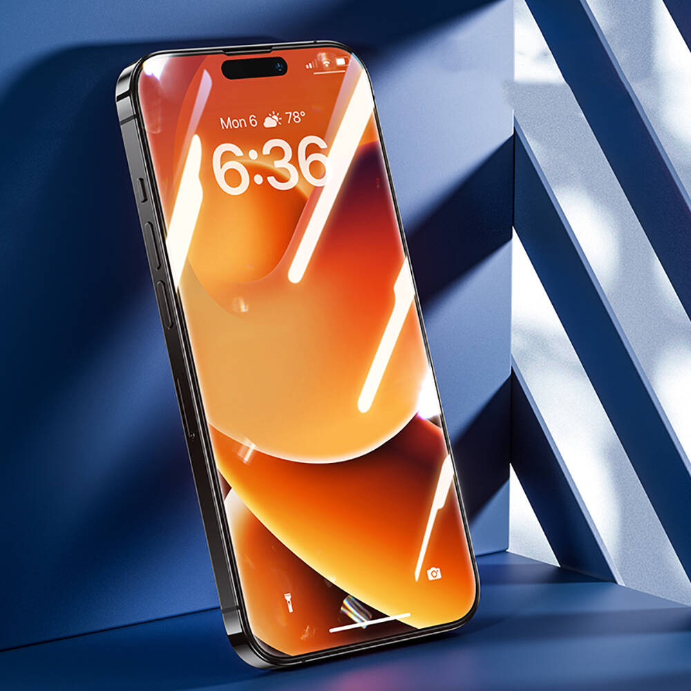 Apple iPhone 16 Hidrofobik Ve Oleofobik Özellikli Benks Air Shield Ekran Koruyucu 10′lu Paket - Görsel 3