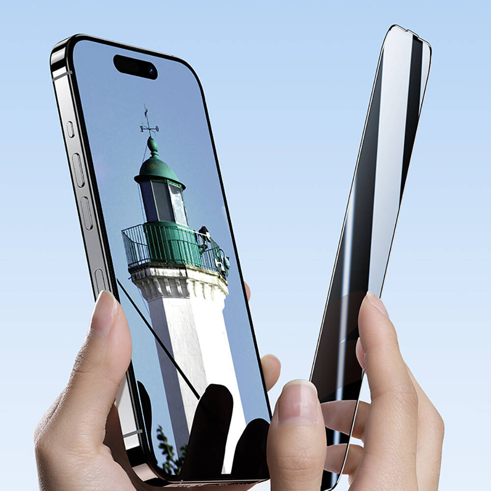Apple iPhone 16 Hidrofobik Ve Oleofobik Özellikli Benks Air Shield Ekran Koruyucu 10′lu Paket - Görsel 8