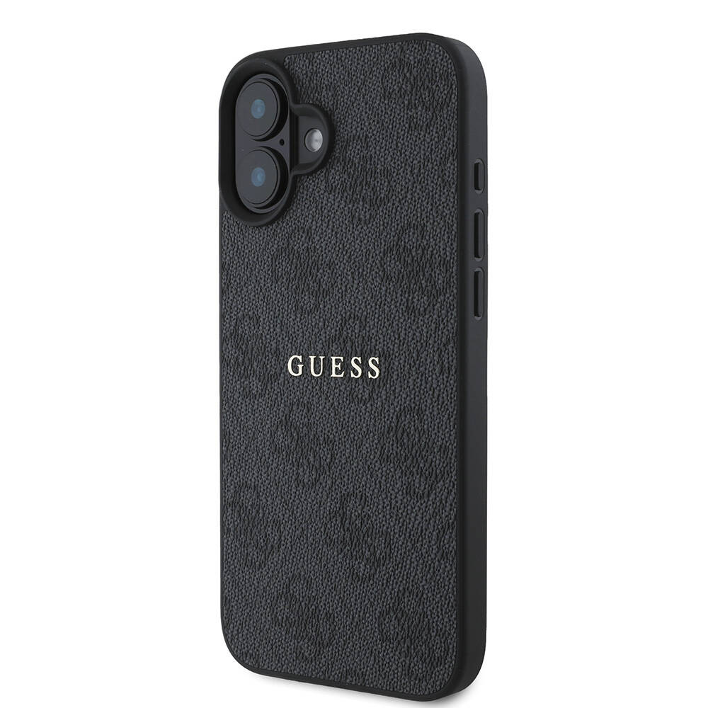 Apple iPhone 16 Kılıf Guess Orjinal Lisanslı M-safe Şarj Özellikli 4G Desenli Yazı Logolu Kapak - Görsel 16