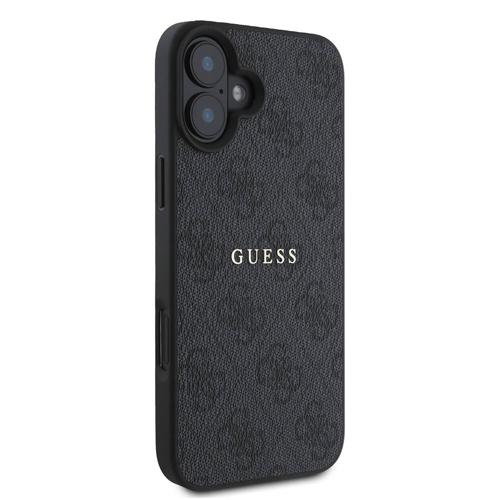 Apple iPhone 16 Kılıf Guess Orjinal Lisanslı M-safe Şarj Özellikli 4G Desenli Yazı Logolu Kapak - Görsel 18