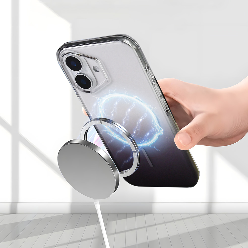 Apple iPhone 16 Kılıf M-Safe Şarj Özellikli Zore Septik Silikon Kapak - Görsel 17