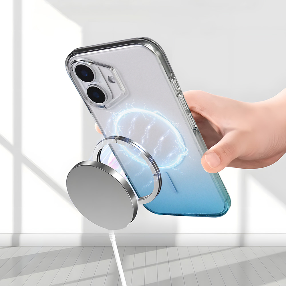 Apple iPhone 16 Kılıf M-Safe Şarj Özellikli Zore Septik Silikon Kapak - Görsel 20