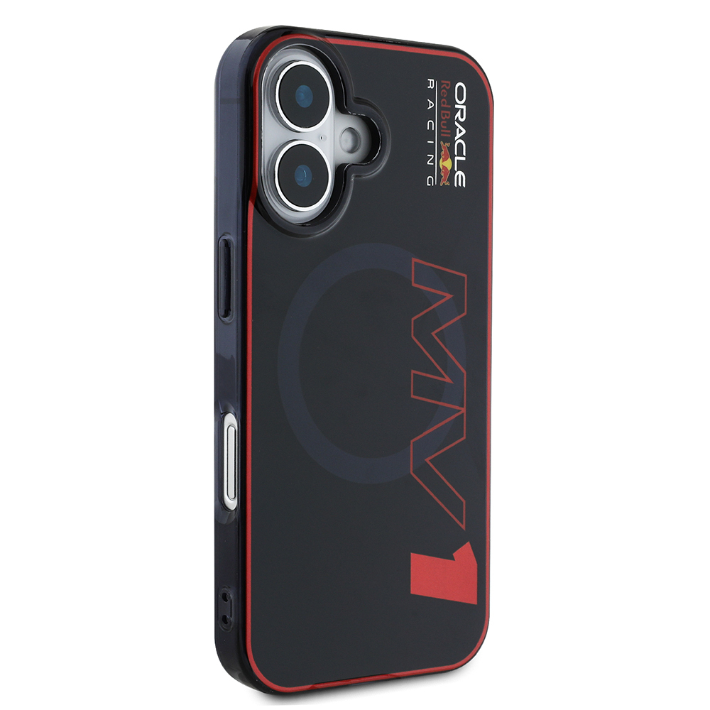Apple iPhone 16 Kılıf Redbull Orjinal Lisanslı M-safe Şarj Özellikli Çift Katmanlı Sert PC Büyük Boy MV Kapak