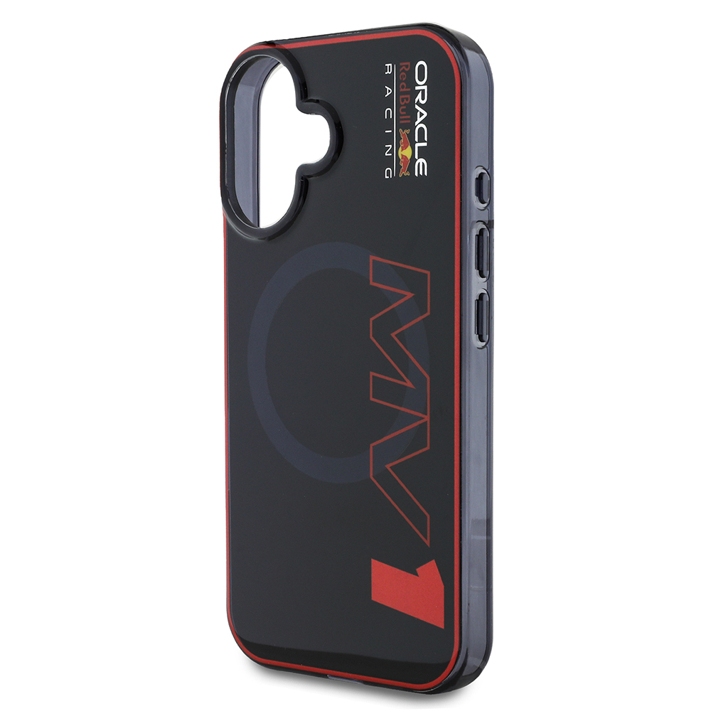 Apple iPhone 16 Kılıf Redbull Orjinal Lisanslı M-safe Şarj Özellikli Çift Katmanlı Sert PC Büyük Boy MV Kapak