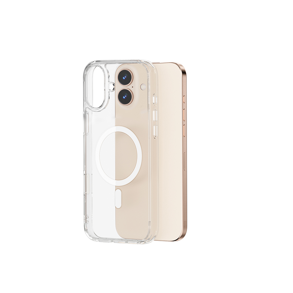 Apple iPhone 16 Kılıf Wiwu MCC-102 Magnetic Crystal Sert PC Kapak