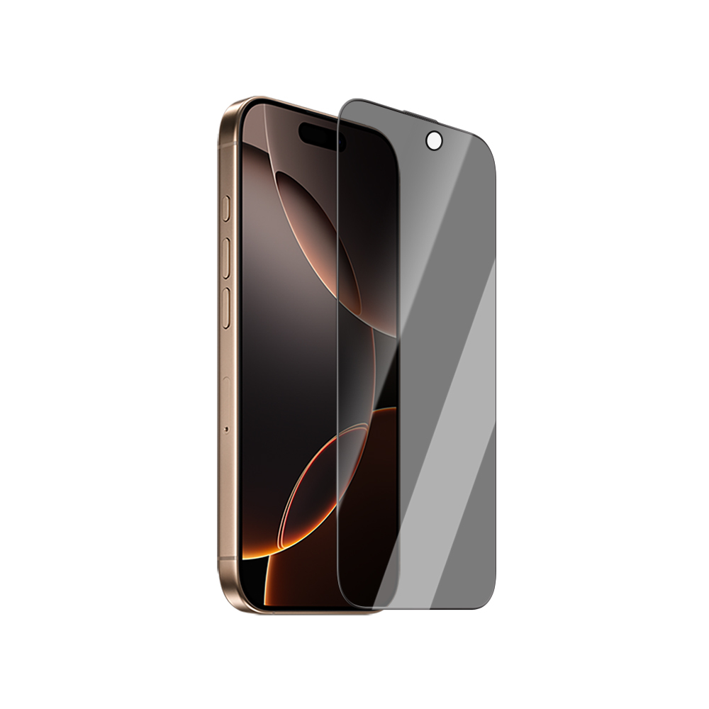Apple iPhone 16 Plus CaseWorld 0.25mm Privacy 3D Temperli Cam Ekran Koruyucu + Uygulama Aparatlı - Görsel 3