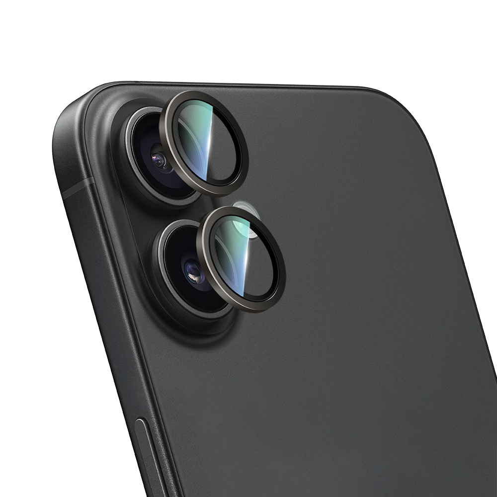 Apple iPhone 16 Plus CaseWorld Alloy Two-Color Serisi Lens Koruyucu