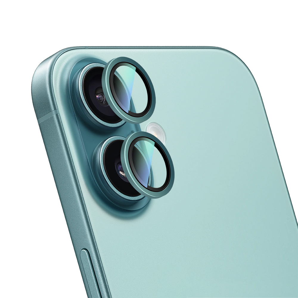 Apple iPhone 16 Plus CaseWorld Alloy Two-Color Serisi Lens Koruyucu