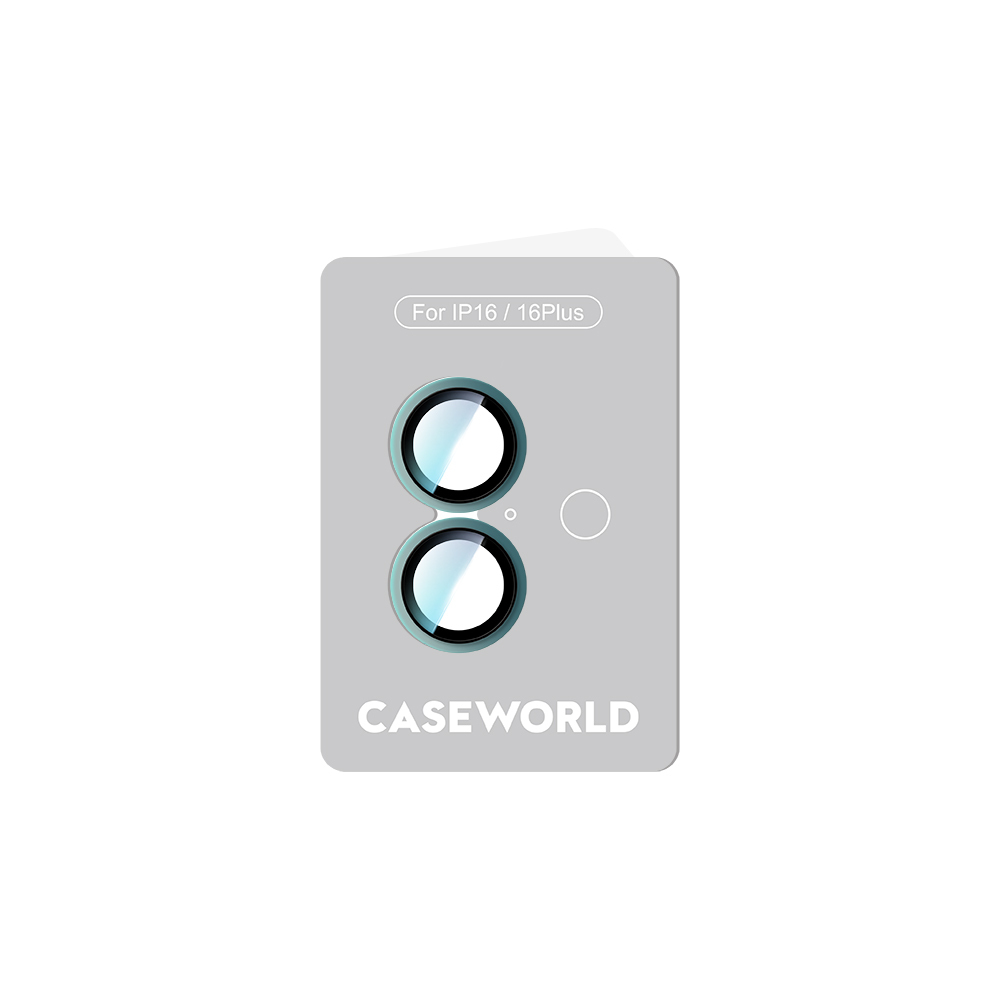 Apple iPhone 16 Plus CaseWorld Alloy Two-Color Serisi Lens Koruyucu