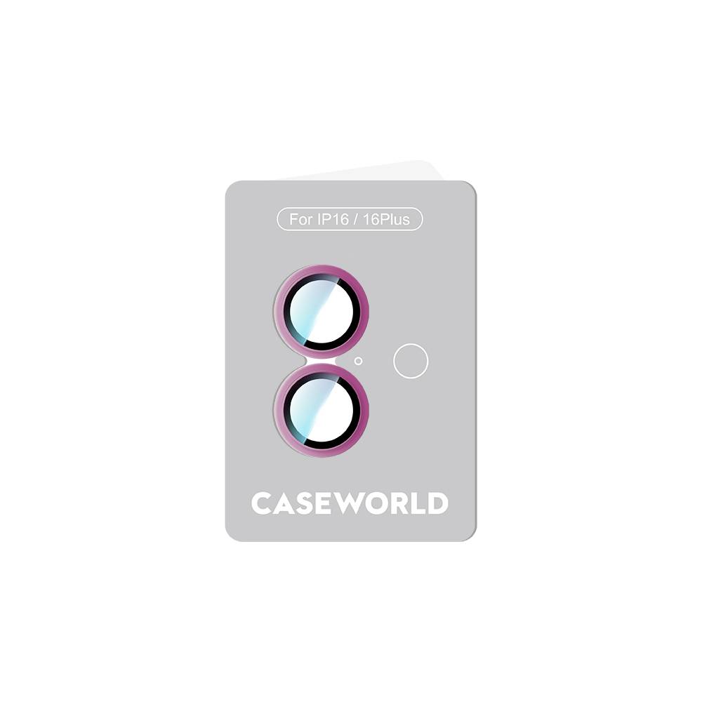 Apple iPhone 16 Plus CaseWorld Alloy Two-Color Serisi Lens Koruyucu