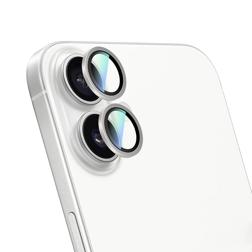 Apple iPhone 16 Plus CaseWorld Alloy Two-Color Serisi Lens Koruyucu
