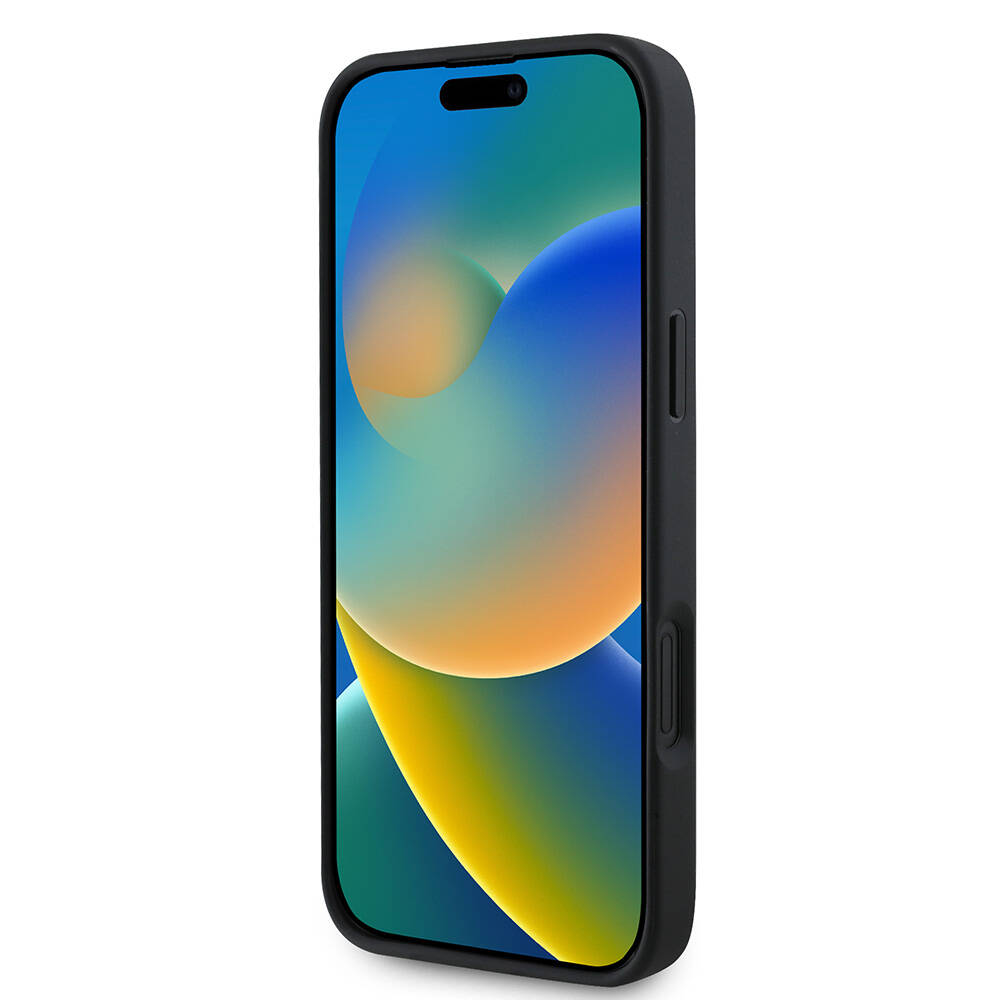 Apple iPhone 16 Plus Kılıf Guess Orjinal Lisanslı M-safe Şarj Özellikli 4G Şerit Tasarımlı Printed Kapak - Görsel 12