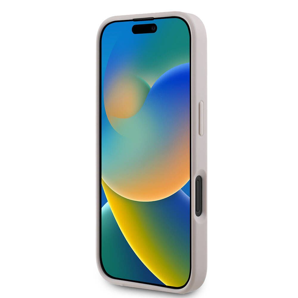 Apple iPhone 16 Plus Kılıf Guess Orjinal Lisanslı M-safe Şarj Özellikli 4G Şerit Tasarımlı Printed Kapak - Görsel 19