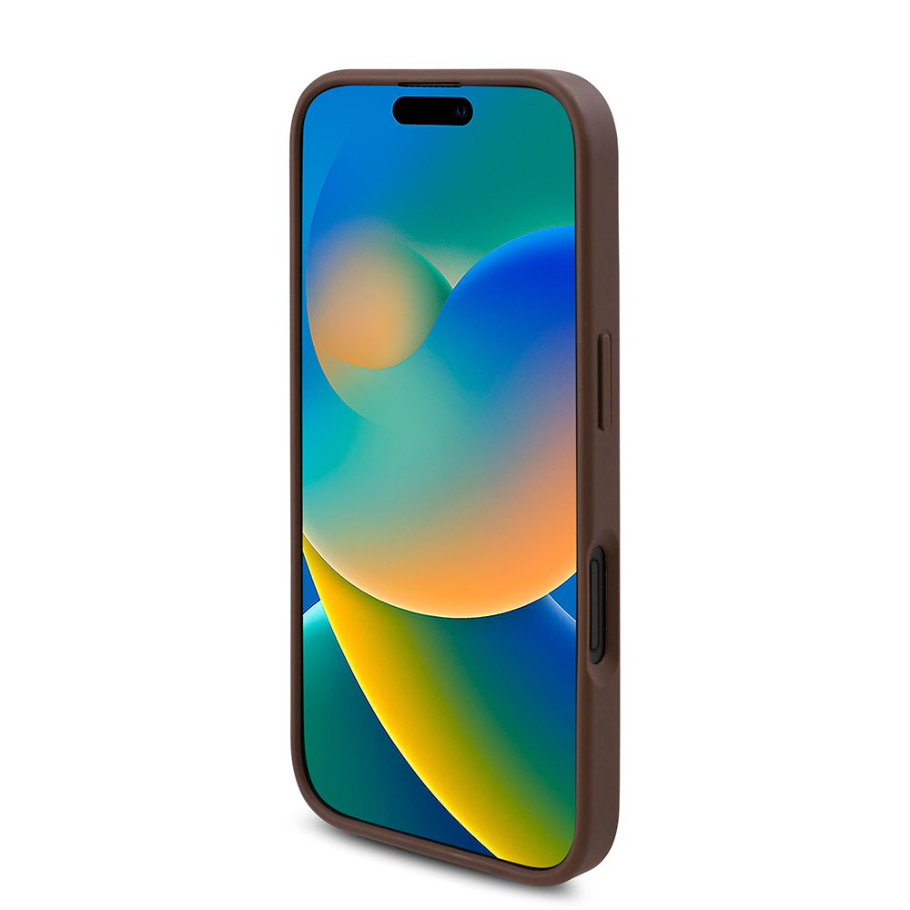 Apple iPhone 16 Plus Kılıf Guess Orjinal Lisanslı M-safe Şarj Özellikli Gül Baskılı 4G Desenli Yazı Logolu Kapak - Görsel 12