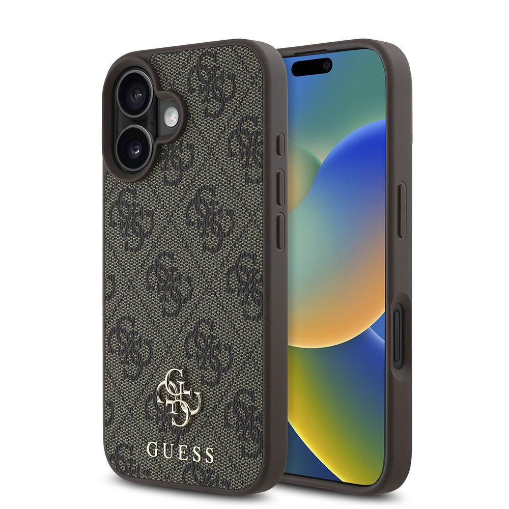 Apple iPhone 16 Plus Kılıf Guess Orjinal Lisanslı M-safe Şarj Özellikli Small 4G Classic Kapak