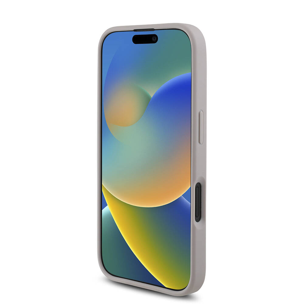 Apple iPhone 16 Plus Kılıf Guess Orjinal Lisanslı PU Deri 4G Desenli Metal Büyük 4G ve Yazı Logolu Kapak - Görsel 20