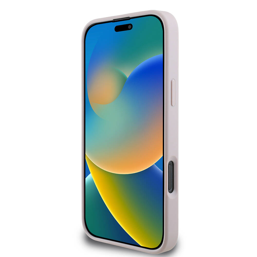 Apple iPhone 16 Pro Kılıf Guess Orjinal Lisanslı PU Deri 4G Desenli Metal Büyük 4G ve Yazı Logolu Kapak - Görsel 19