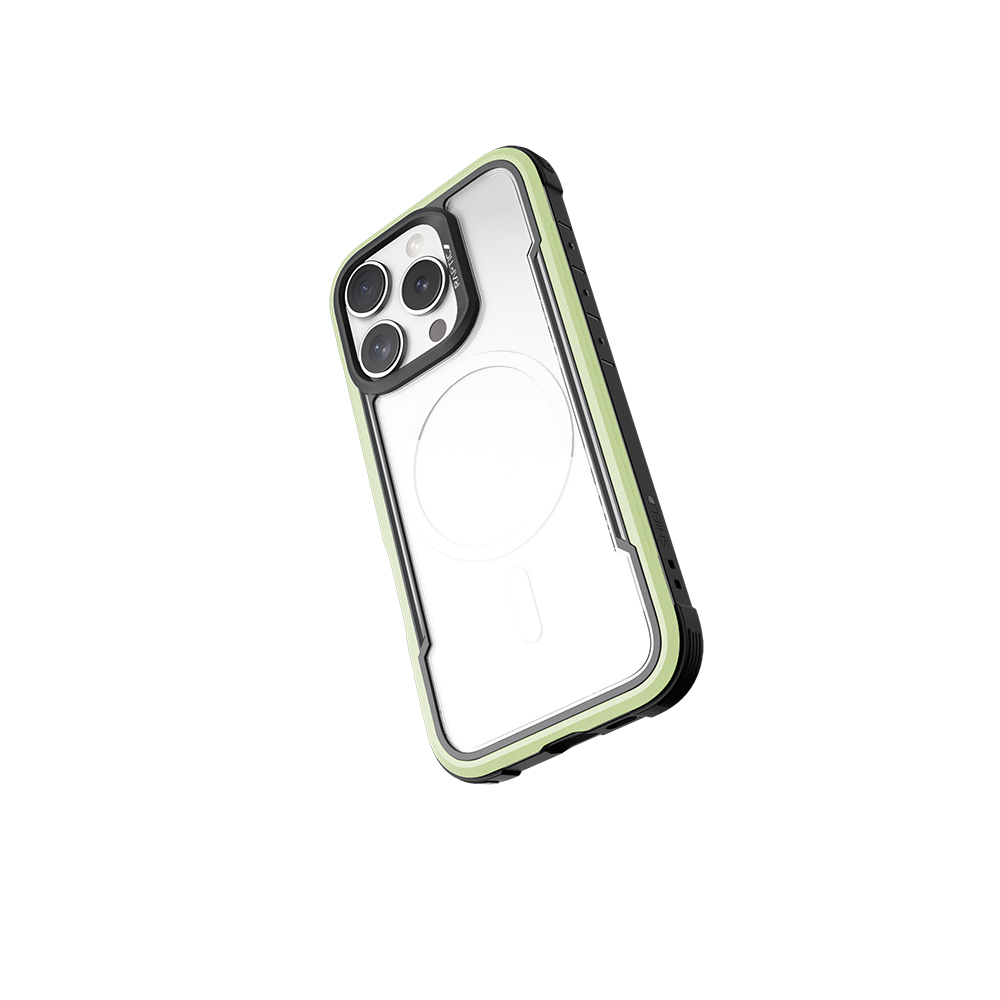 Apple iPhone 16 Pro Kılıf M-safe Şarj Özellikli Airbagli Raptic Shield Serisi Şeffaf Arka Yüzey Kapak - Görsel 3