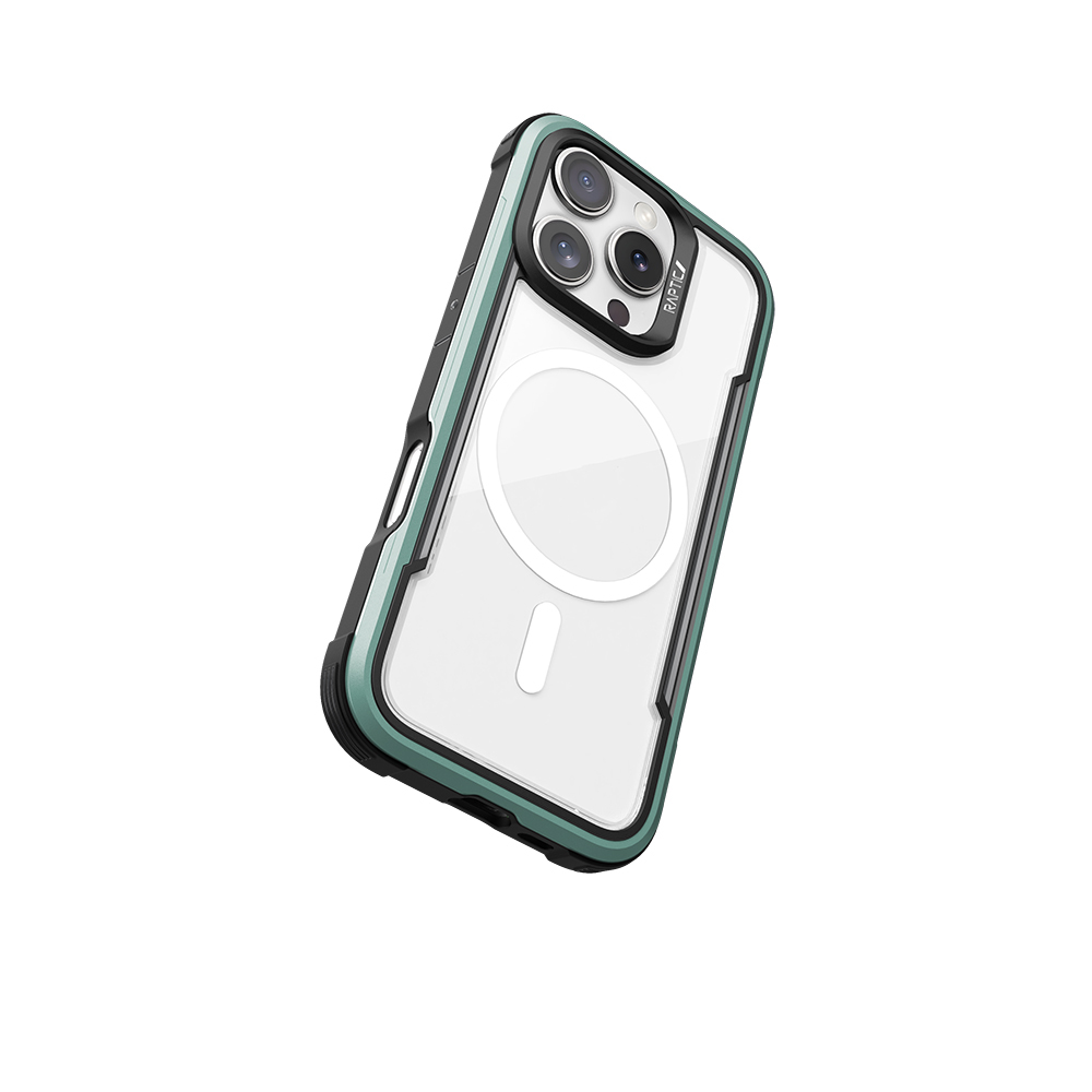 Apple iPhone 16 Pro Kılıf M-safe Şarj Özellikli Airbagli Raptic Shield Serisi Şeffaf Arka Yüzey Kapak - Görsel 4