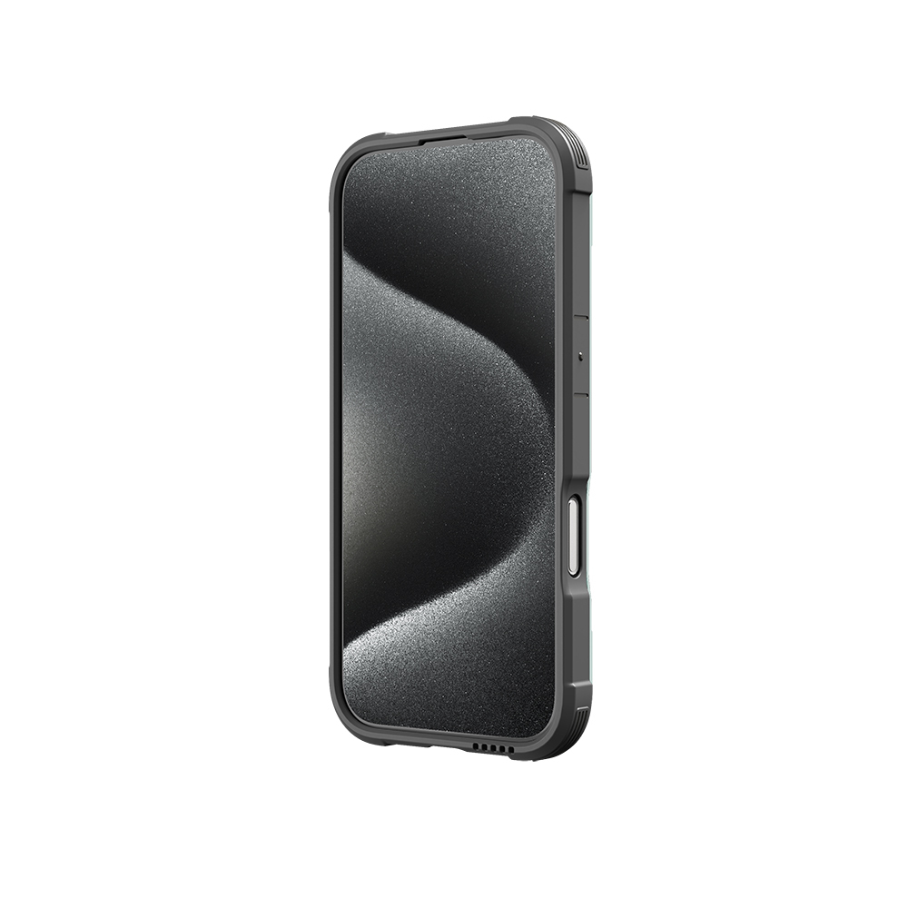Apple iPhone 16 Pro Kılıf M-safe Şarj Özellikli Airbagli Raptic Shield Serisi Şeffaf Arka Yüzey Kapak - Görsel 6