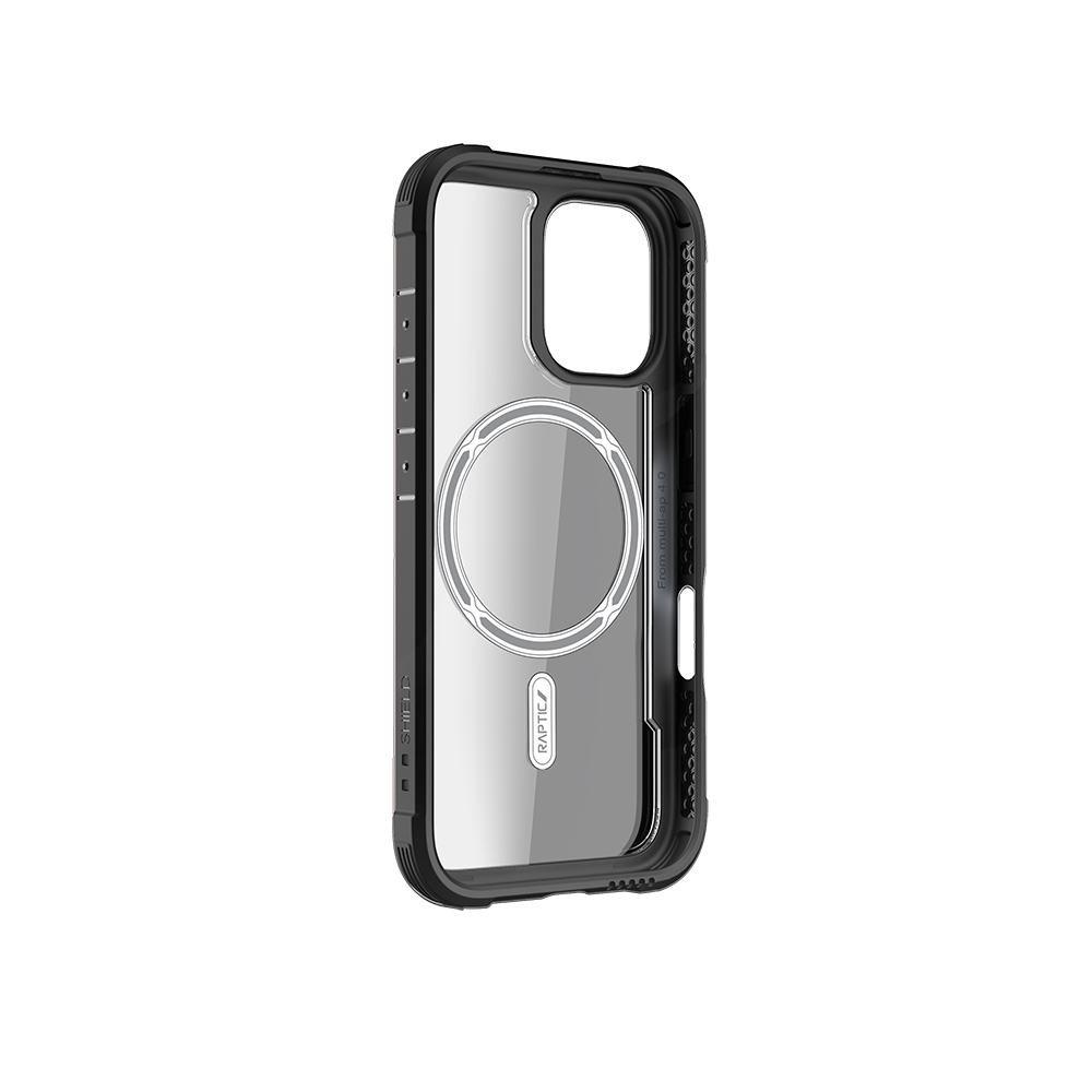 Apple iPhone 16 Pro Kılıf M-safe Şarj Özellikli Airbagli Raptic Shield Serisi Şeffaf Arka Yüzey Kapak - Görsel 11