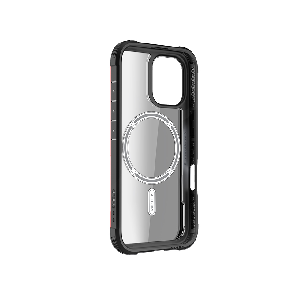 Apple iPhone 16 Pro Kılıf M-safe Şarj Özellikli Airbagli Raptic Shield Serisi Şeffaf Arka Yüzey Kapak - Görsel 27