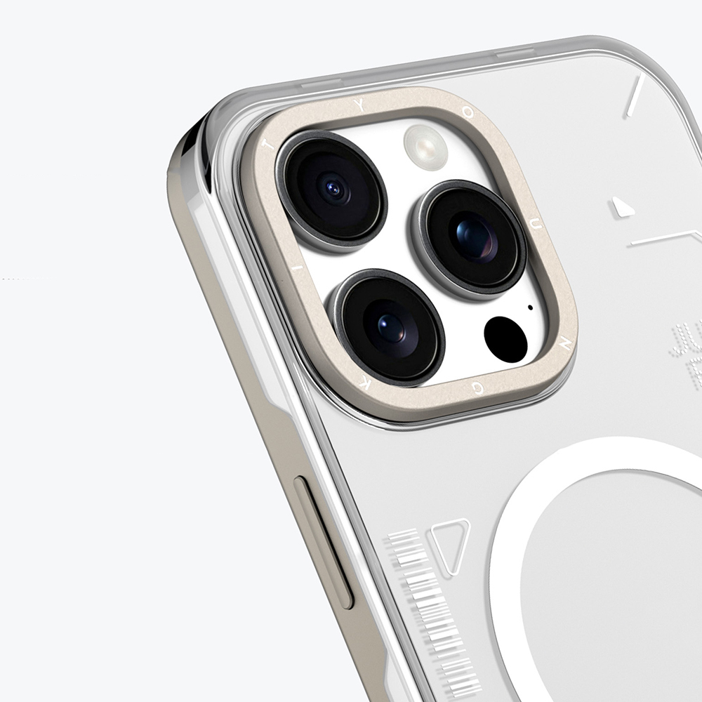 Apple iPhone 16 Pro Kılıf M-safe Şarj Özellikli Çıkarılabilir Arka Yüzeyli Youngkit Mecha Kapak - Görsel 15