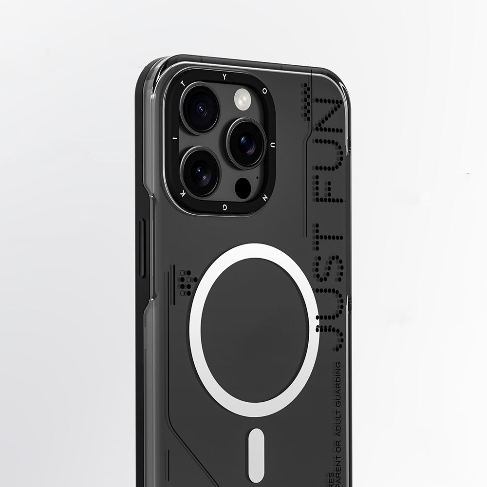 Apple iPhone 16 Pro Kılıf M-safe Şarj Özellikli Çıkarılabilir Arka Yüzeyli Youngkit Mecha Kapak - Görsel 12