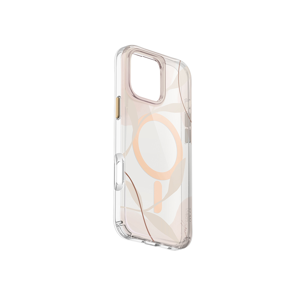 Apple iPhone 16 Pro Kılıf M-safe Şarj Özellikli Şeffaf Arka Yüzey Coehl Verdure Kapak