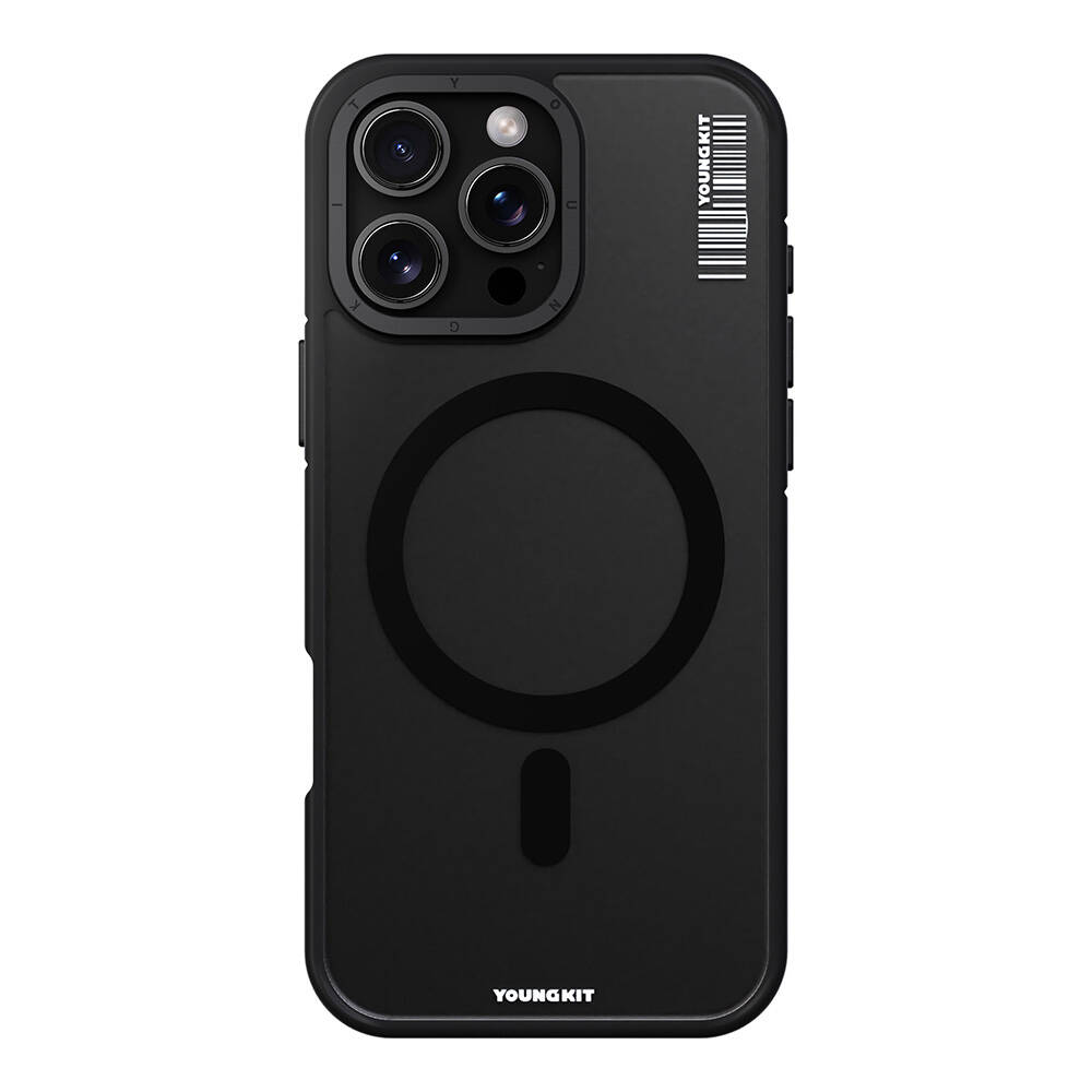 Apple iPhone 16 Pro Max Kılıf M-safe Şarj Özellikli Youngkit Rock Sand Serisi Kapak
