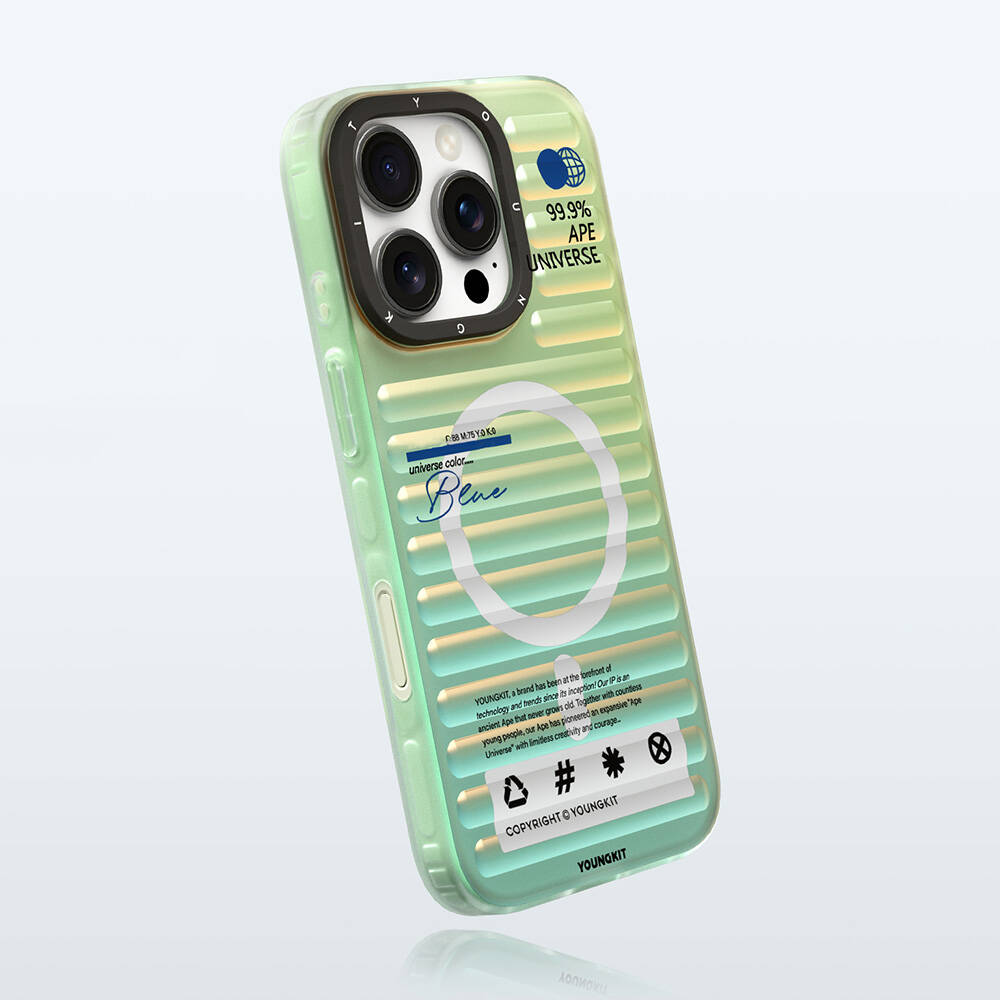 Apple iPhone 16 Pro M-safe Şarj Özellikli Youngkit Chameleon Serisi Kapak - Görsel 3